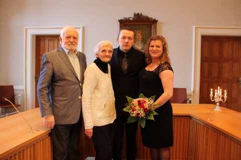 Jørgen, Birgit, Morten og Diana