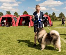 Josefine og Oline Juniorhandler nr. 2 Kvrndrup 2019