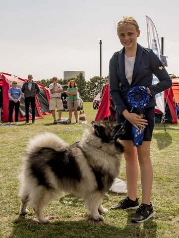 Josefine og Oline Juniorhandler nr.. 2 Fuglebjerg 2019